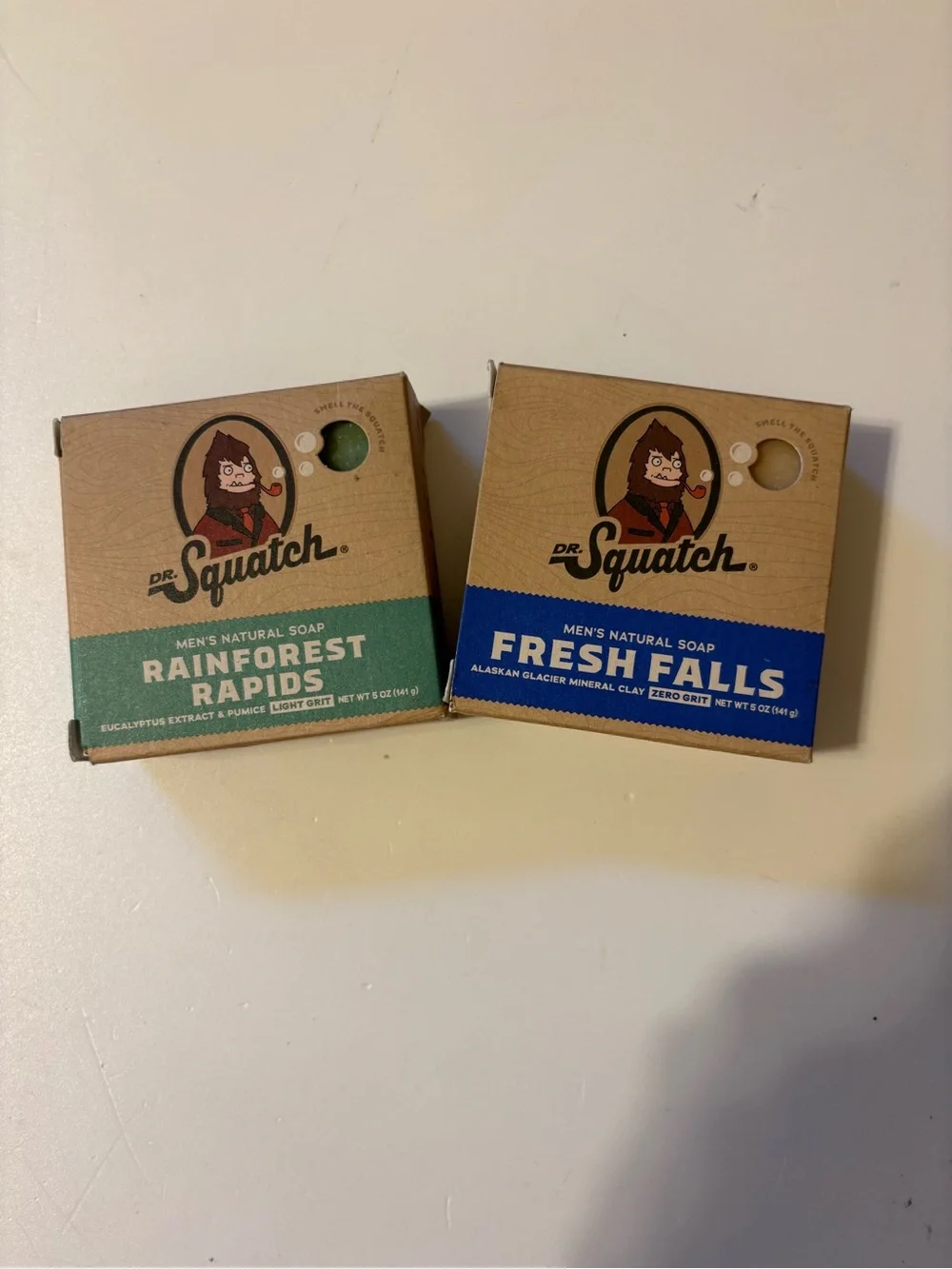Men's Natural Soap - Rainforest Rapids & Fresh Falls (Green, Blue)